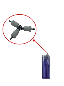 Pièces vintage Suye Tight Supply pour briquet à <span class=keywords><strong>gaz</strong></span> <span class=keywords><strong>butane</strong></span> à silex pour fumer les cigarettes, buse de flamme en aluminium à 18/24 dents - Product Image 3