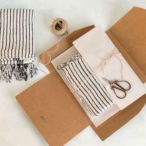 100% Écologique Pratique Serviette De Plage Séchage Rapide Rayé Conception Respirant Doux Fait Coton Brut Sans Sable Absorbant Turc - Product Image 3