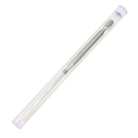 WELLFLYER-Bâtons de mélange de colle à ongles en acier inoxydable, manche en bois, multifonctionnels, minces et flexibles, PM-263
