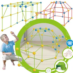 어린이 상상력 두뇌 게임 빌딩 놀이 세트 삽입 비즈 블록 건설 빌딩 키트 건축 완구