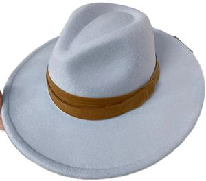Custom Logo Accessories bands box Felt Fedora Hats Women Cheetah print 2 tone hat different color brim fedora hats for Men