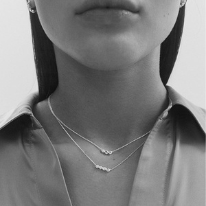 Women's Classic Trendy Sterling Silver Withe Zircon Pearl <strong>Shell</strong> <strong>Nautilus</strong> Pendant Necklace Wedding Party Anniversary - Product Image 4