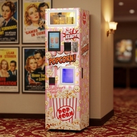 Distributeur automatique de pop-corn entièrement automatique avec écran tactile, service en libre-service, pour cinéma, parc d'attractions, centre commercial, OEM personnalisé