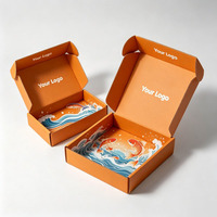Cajas de Envío de Papel Kraft con Logotipo Personalizado Impreso con Tinta de Soya, Caja de Cartón Corrugado de Alta Calidad, Caja de Cartón Mate para Regalos