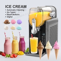 Nin New 2.6L Slushie Machine Frozen Drink IceCream Blender Beverage Maker Frozen Margaritas Slushy Slushie pour Homeuse Sans BPA