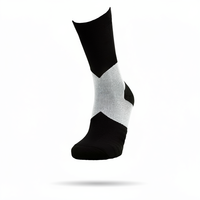 2 paires de chaussettes de compression respirantes pour femmes et hommes, hauteur genou, pour le sport, la course à pied et les voyages