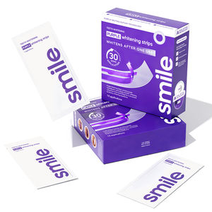 Bandes blanchissantes pour les dents, formule végane certifiée halal, naturelle et biologique, avec huile de coco et <span class=keywords><strong>charbon</strong></span> actif, OEM - Product Image 1