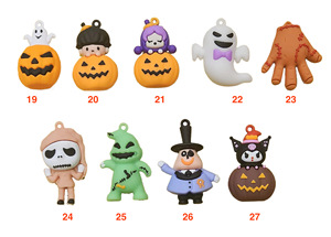 Nuevos y Divertidos Accesorios para Coche <span class=keywords><strong>con</strong></span> Colgante de Halloween, Muñecos de <span class=keywords><strong>Silicona</strong></span> de Dibujos Animados, Pequeñas <span class=keywords><strong>Figuras</strong></span> Colgantes <span class=keywords><strong>con</strong></span> Orificio para Hacer Llaveros - Product Image 3