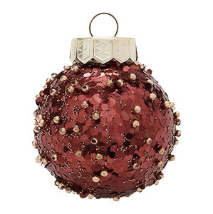 Décoration <span class=keywords><strong>de</strong></span> Noël personnalisée 6cm boules <span class=keywords><strong>de</strong></span> Noël en plastique chocolat or Noël pour décorations suspendues d'arbre - Product Image 2