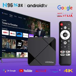 H96 Max 3518 Android 14,0 ATV Box con 4K AV1 Ultra HD WiFi6 y BT5.0 2,4G/5,8 Ghz Control de voz para reproductores domésticos inteligentes - Product Image 4