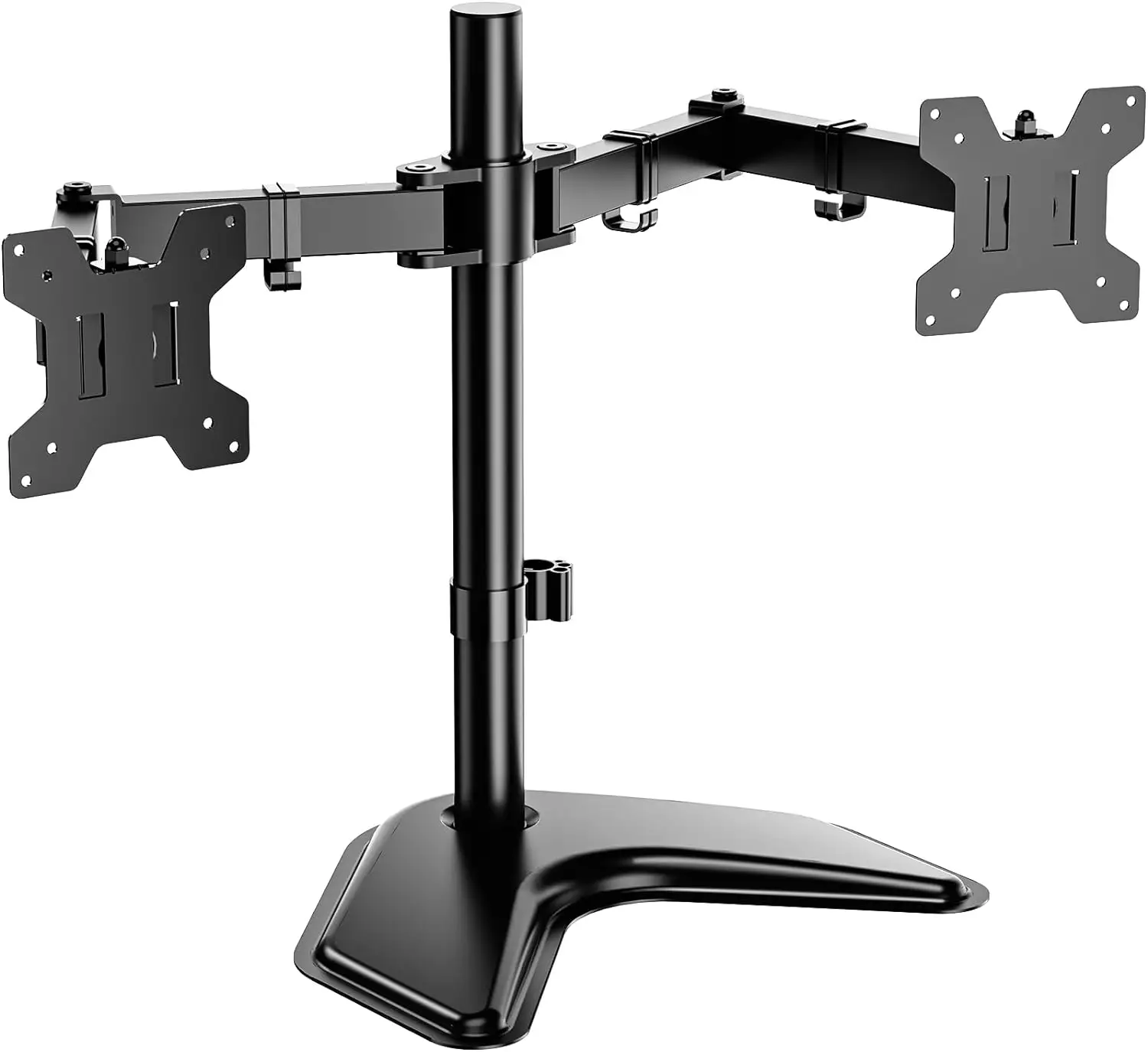Heavy Duty Dual Monitor Stand Holds up to 22 lbs Dual Monitor Arm with Height Adjustable Tilt Rotate