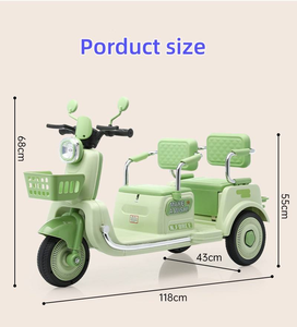 The New Hot Selling <b>Electric</b> Motorcycle Tricycle for <b>Children</b> Aged 2- Years Old Has a 6.7V Battery Dual Drive <b>Car</b> with 2 Seats. - Product Image 6