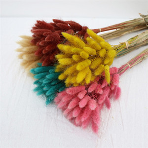 Bouquet de Queues de Lièvre Herbe Naturelle Séchée Arrangement Floral Préservé <span class=keywords><strong>Lagurus</strong></span> Ovatus Style Bohème pour Décoration de Pâques Mariage Maison - Product Image 4