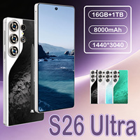 Nouvel Arrivage Téléphone Portable Débloqué S26 Ultra 1 To ROM 16 Go RAM Écran HD 7,3 Pouces pour Distributeurs Mobiles