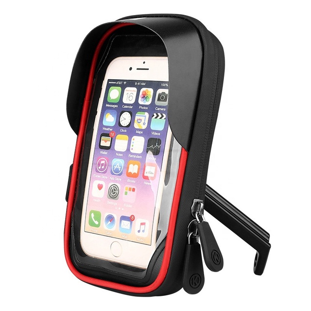 Hot Bicycle Touch Screen Phone Holder Card Case Motorcycle Electric Vehicle Waterproof Navigation Bracket Sunshade of Smartphone