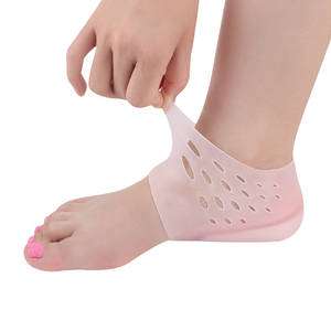 Penyangga Lengkung Kaki Gel 1 Inci, Pelindung Tumit Kering dan Pecah-pecah, Kaus Kaki Penambah Tinggi Tak Terlihat, Sol Sepatu - Product Image 5