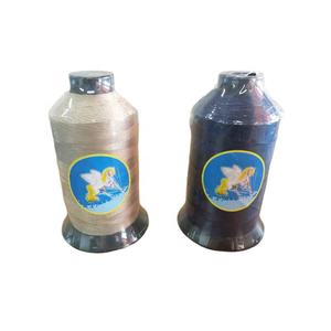 Hilos de coser de poliéster de alta tenacidad Patrón de tinte Resistente a productos químicos Bajo MOQ OEM HL <span class=keywords><strong>UDO</strong></span> Core-Spun Costura con muestra gratis - Product Image 5