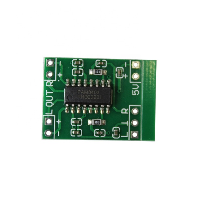 Mini PAM8403 5V 2 Channel USB Digital Audio Amplifier Board Module 2 * 3W Volume Control with Potentiometer