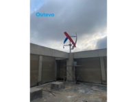 Éolienne à axe vertical de type X personnalisable OEM ODM 10KW-2000KW, haute résistance au vent, générateur éolien Outevo OE-WT d'urgence