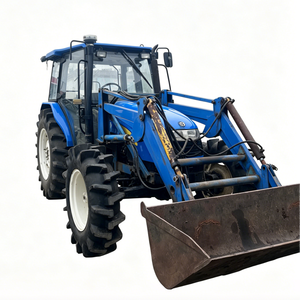 Tractor <span class=keywords><strong>de</strong></span> Ruedas Shanghai 804 <span class=keywords><strong>de</strong></span> <span class=keywords><strong>Segunda</strong></span> <span class=keywords><strong>Mano</strong></span>, 80HP, 4WD, Motor Diésel <span class=keywords><strong>de</strong></span> 4 Cilindros <span class=keywords><strong>con</strong></span> Cargador Frontal para Uso Agrícola - Product Image 1