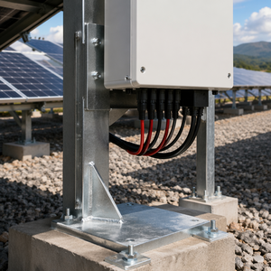 Base de Plataforma para Inversor Fotovoltaico de Acero Inoxidable SS304 Soldado, Estructura de Soporte Galvanizada en Caliente, Fabricación Personalizada OEM/ODM - Product Image 3