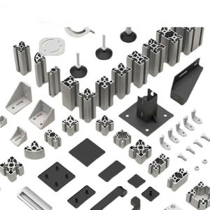 Nhà sản xuất khung nhôm đùn hồ sơ Anodized t khe tùy chỉnh đùn nhôm hồ sơ với bề mặt Anodized - Product Image 1