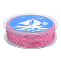 Vente en gros de corde tissée à la main de 0.8mm, cordon en satin perlé avec nœud chinois, corde en nylon