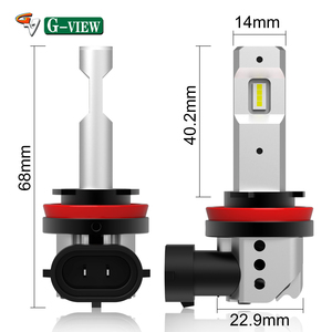 Kit di Conversione Fari LED Gview 8000lm Mini H1 H4 H8 H7 H19 H11 per Modelli X5 A4 A3 Q50 <span class=keywords><strong>X2</strong></span>, Fari LED H11 12V - Product Image 2