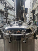Biorreactor de Acero Inoxidable con Agitador, Mirilla y Abrazadera Tri-Clamp para Procesamiento Químico y de Fermentación Biotecnológica
