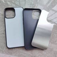 Antichoc 3d Blanc TPU + PC DIY Conception Personnalisée Sublimation Téléphone étui pour iphone iPhone 14 15pro 16e