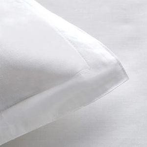 Star Hotel Linen Luxury 400TC <span class=keywords><strong>Housse</strong></span> <span class=keywords><strong>de</strong></span> <span class=keywords><strong>couette</strong></span> blanche unie avec taie d'oreiller Ensembles Linge <span class=keywords><strong>de</strong></span> lit Drap <span class=keywords><strong>de</strong></span> lit Hôtel - Product Image 5
