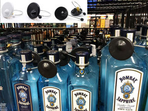 Étiquettes <span class=keywords><strong>antivol</strong></span> pour bouteilles de vin de supermarché, système d'alarme EAS RF AM, verrouillage magnétique, étiquettes pour bouteilles d'<span class=keywords><strong>alcool</strong></span> - Product Image 1