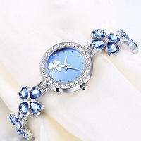 Montre de luxe pour femmes d'affaires, cadran blanc, boîtier en alliage, verre, résistance à l'eau 3BAR, mouvement à quartz, boîte