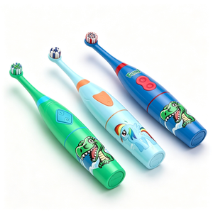 Cepillo de Dientes Eléctrico para Niños de Marca Privada Personalizada, Diseño Oscilante Ligero, Cerdas Extra Suaves, Funciona con Batería, Cepillo de Dientes Sónico - Product Image 1