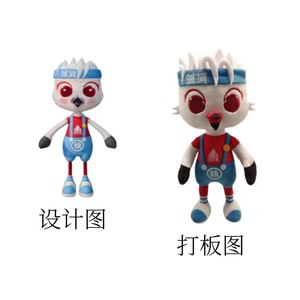 ตุ๊กตาสั่งทำพิเศษ ตัวมาสคอตบริษัท ยัดไส้ใยฝ้าย PP นุ่ม สำหรับวัยรุ่นอายุ 7-14 ปี ผลิตในกวางตุ้ง - Product Image 4