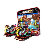 Machine d'arcade de course de moto Flash Rider DX à monnayeur, très demandée, prix usine, machines de jeu à deux joueurs à vendre
