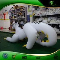 Prix d'usine, chèvre gonflable en PVC, mascotte de chèvre mobile gonflable, ballon de mouton gonflable pour la publicité