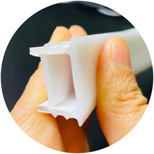 2014Neon dải ánh sáng Silicone khuếch tán chèn miễn phí dẫn kênh Đen Silicon khuếch tán 20x14mm t Silicone khuếch tán cho đèn Led - Product Image 4