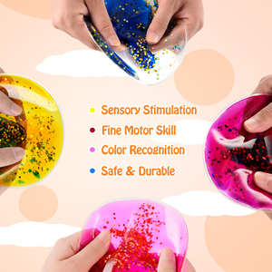 Hot Bán Chất Lỏng Đầy Hình Dạng Mầm Non Giáo Dục Nhựa Đồ Chơi Thạch Căng Thẳng Cứu Trợ Thư Giãn Đồ Chơi Cho Trẻ Em Tự kỉ - Product Image 5