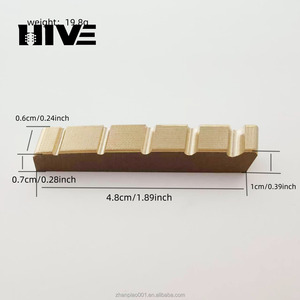 Điện Bass <span class=keywords><strong>4th</strong></span> Chuỗi 5th Chuỗi Brass Cầu Rãnh Trên Trên Cầu Bass Guitar Nut - Product Image 2
