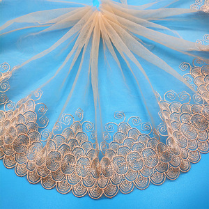 Trang Trí Ren Thêu Đầy Màu Sắc Handmade Dress Đặt Vải Cưới - Product Image 1