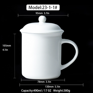 Tazza in Ceramica Personalizzabile per Sublimazione, Grande Capacità, per Caffè e <span class=keywords><strong>Latte</strong></span>, Design Moderno - Product Image 5
