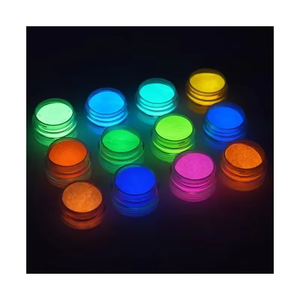 Premium Inorganic Photoluminescent Pigment Powder 30-50um with Long Lasting Purple Glow for Night Safety Coating and Ink - Product Image 1