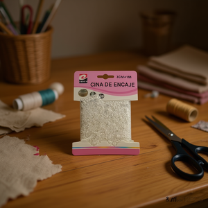 Cinta de Encaje Hecha a Mano de 1M de Largo con Lazo de 3.5cm para Manualidades - Product Image 3