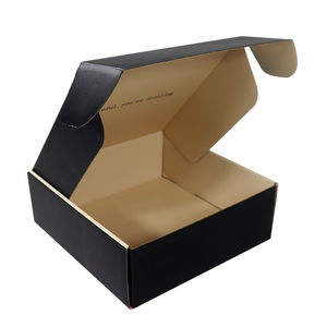 Assinatura personalizada Postal Postal Corrugado <span class=keywords><strong>PR</strong></span> Box Embalagem de presente do produto Impressão do logotipo personalizado Pequena caixa de sapato preta embalagem - Product Image 3