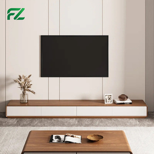 Vente directe d'usine de meubles <span class=keywords><strong>TV</strong></span> flottants en panneaux en aluminium nid d'abeille modernes, minimalistes, résistants à l'humidité et durables - Product Image 5