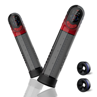 Pompe d'agrandissement électrique magnétique ABS+Silicone à 5 vitesses, pompe d'agrandissement du pénis pour homme, jouet sexuel pour adulte - Vente Flash