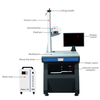 Machine de marquage UV au sol 3w 5w 10w 15w graveur Laser 355nm pour cristal verre acrylique cuir bois jean métal