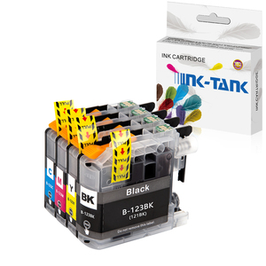 דיו-טנק LC123 LC121 <span class=keywords><strong>LC</strong></span> <span class=keywords><strong>123</strong></span> 121 פרמיה צבע תואם מחסנית דיו לאח MFC-J870DW MFC-J650DW Mfc-j4610dw - Product Image 1