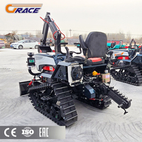 Tracteurs agricoles compacts Grace multifonctionnels 35 CV 50 CV, cultivateurs à chenilles, mini-tracteurs à chenilles pour l'agriculture